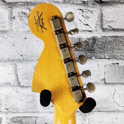 Fender Custom Shop Limited edition '67 Stratocaster Heavy Relic, Aged Olympic White over 3-Color Sunburst