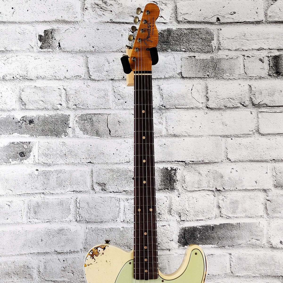 Fender Custom Shop 1960 Telecaster Custom Heavy Relic, Aged Olympic White over 3 Colour Sunburst