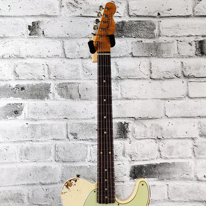 Fender Custom Shop 1960 Telecaster Custom Heavy Relic, Aged Olympic White over 3 Colour Sunburst