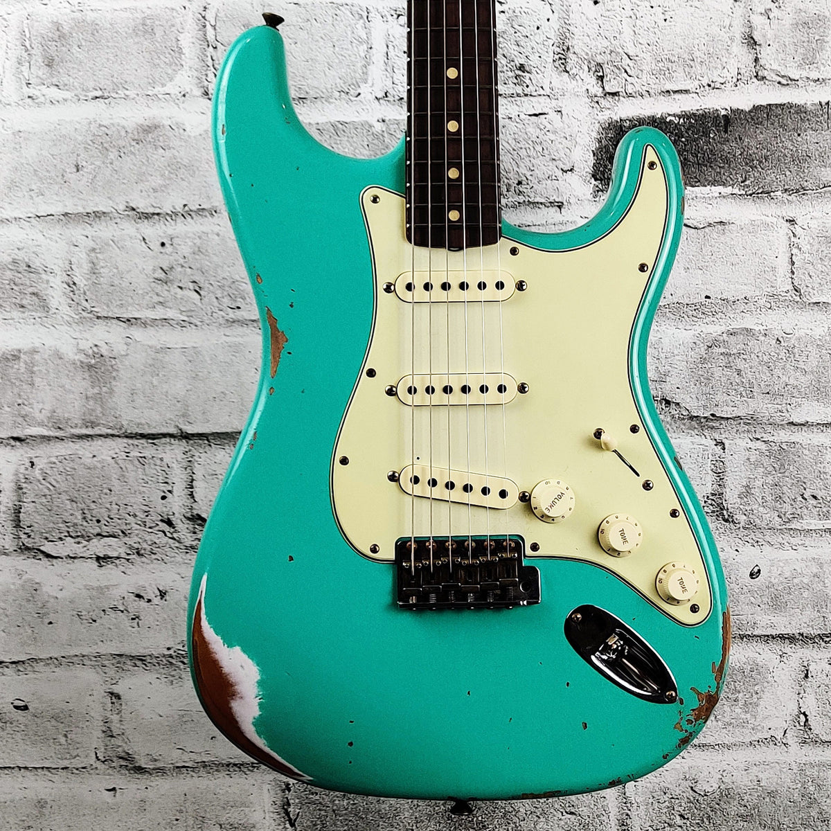 Fender Custom Shop LTD '63 Stratocaster Heavy Relic, Aged Sea Foam Green