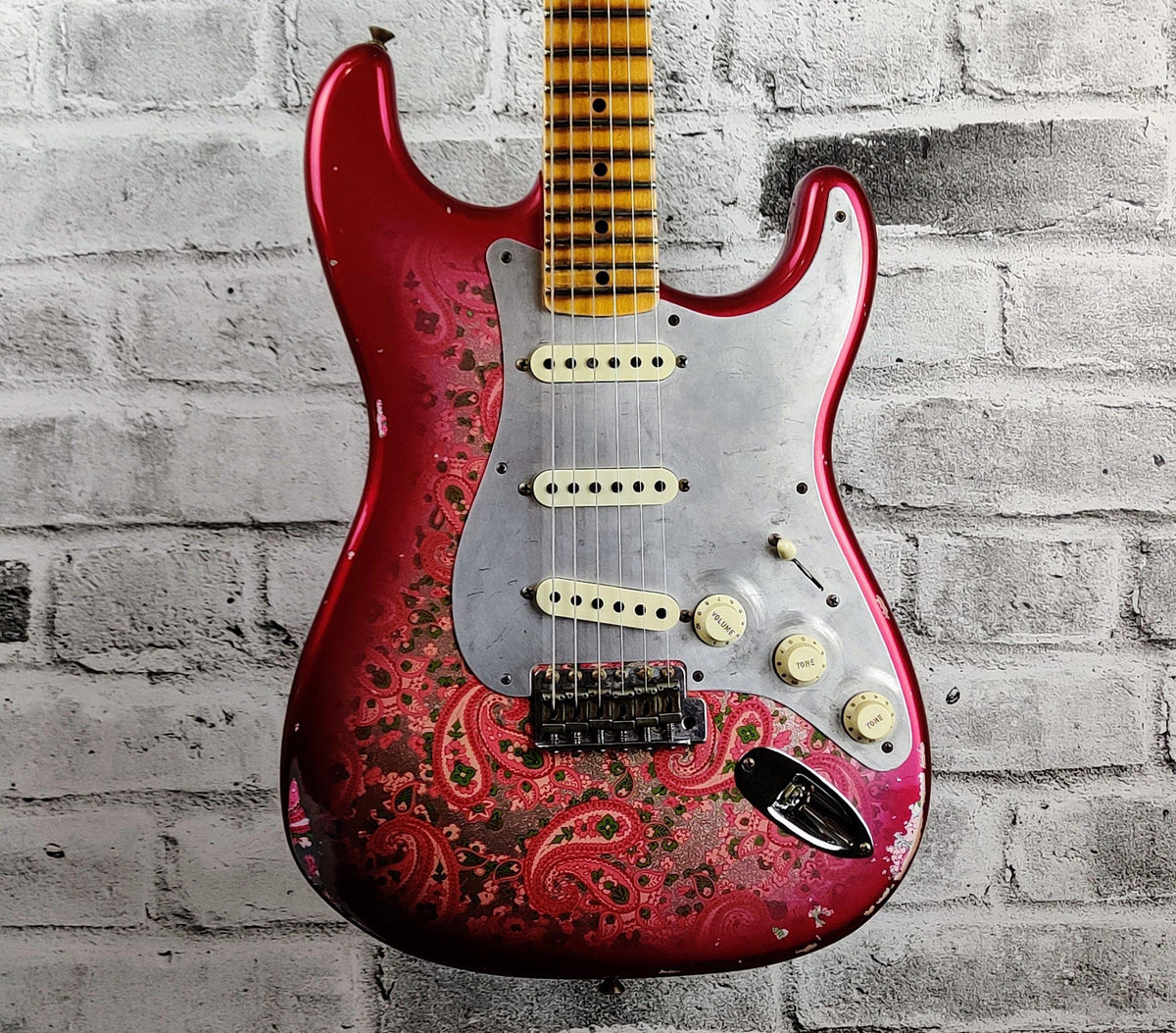 Fender Custom Shop Limited Edition El Diablo Stratocaster, Aged Pink Paisley Relic