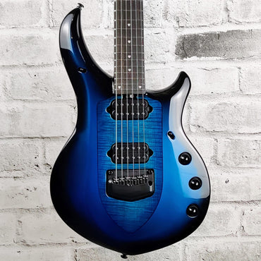 Ernie Ball Music Man John Petrucci Majesty Guitar, Ebony Fretboard, Titan Blue