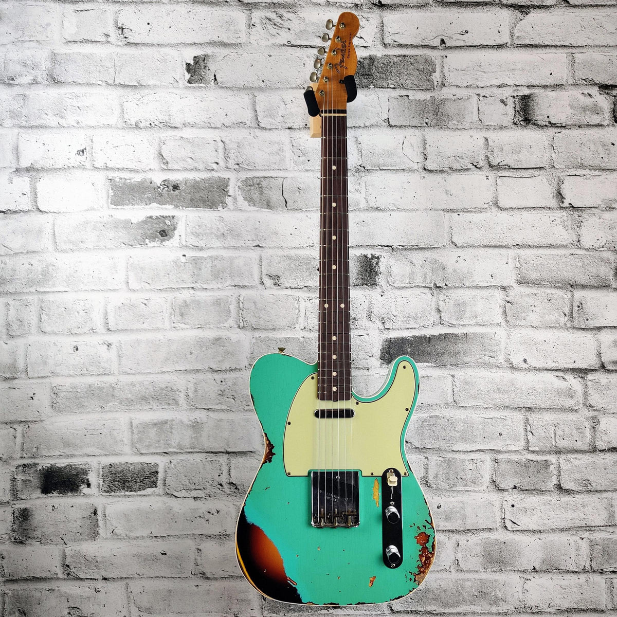 Fender Custom Shop LTD 60 Telecaster Custom Heavy Relic, Aged Seafoam Green over 3 color Sunburst