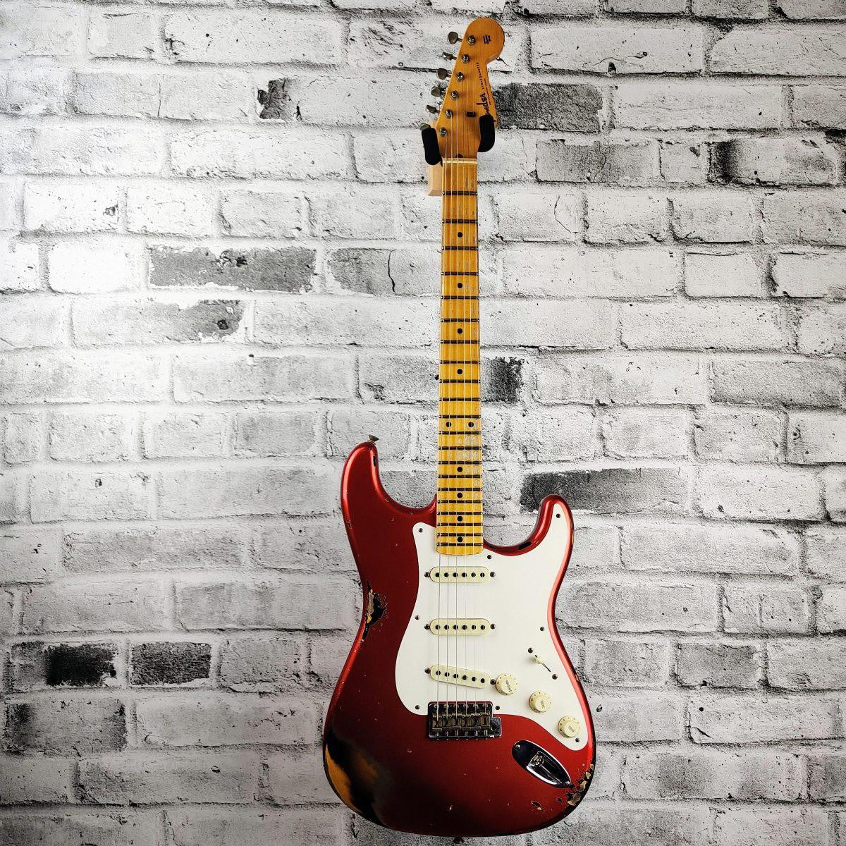 Fender Custom Shop Ltd 56 Stratocaster Heavy Relic – Super Faded Aged Candy Apple Red over 2-Tone Sunburst