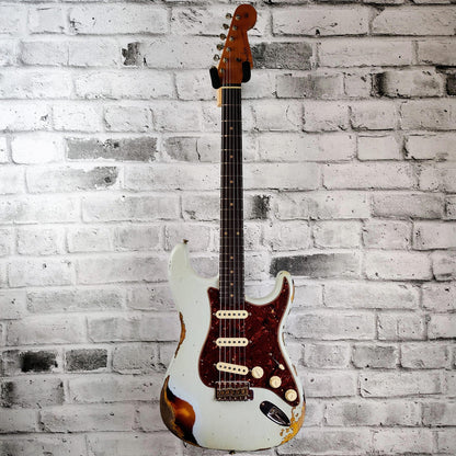 Fender Custom Shop Limited Edition '61 Stratocaster, Heavy Relic, Aged Sonic Blue Over 3-Colour Sunburst