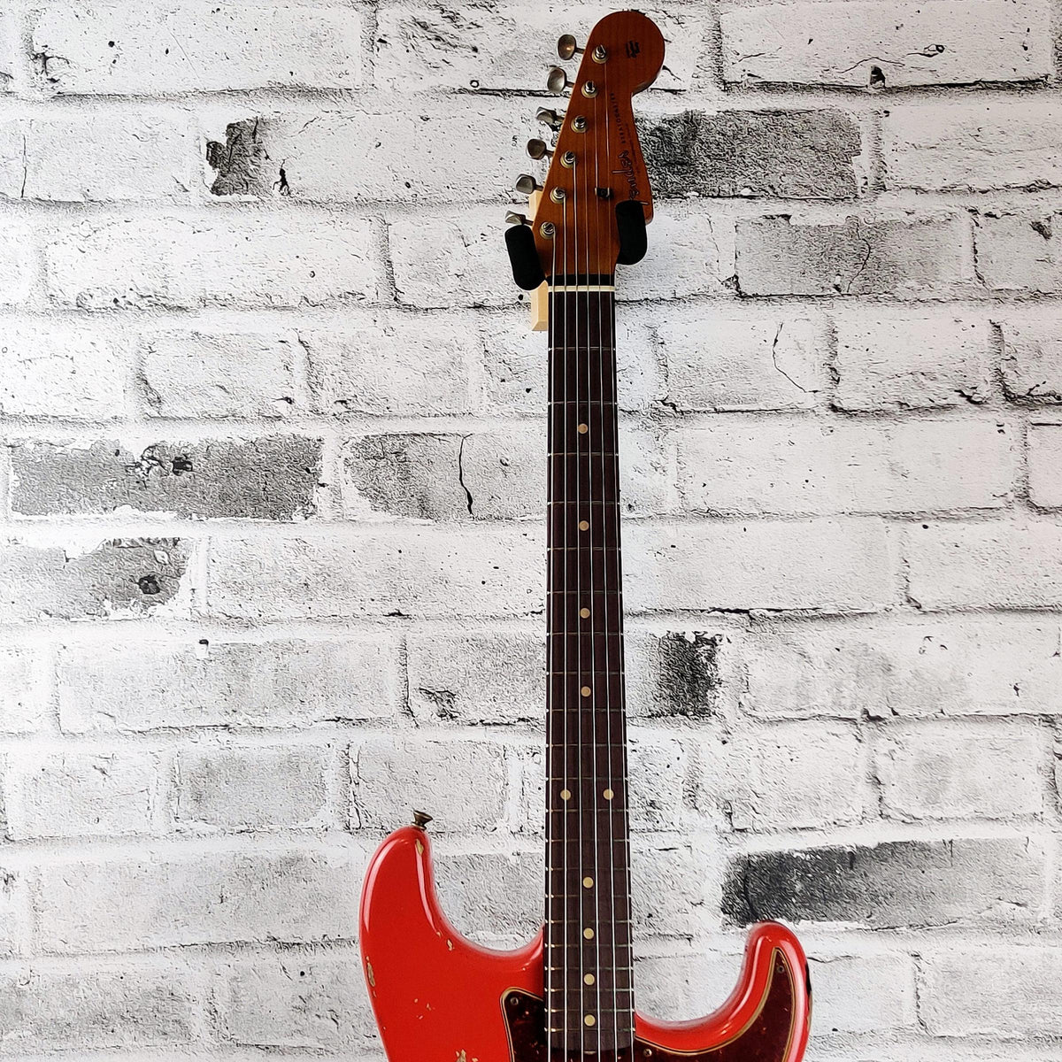 Fender Custom Shop Limited Edition '61 Stratocaster, Heavy Relic, Aged Fiesta Red Over 3-Colour Sunburst