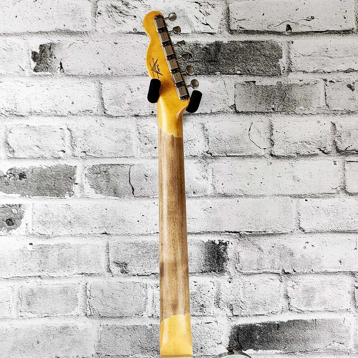 fender Custom Shop Limited 1965 Telecaster Custom Heavy Relic, Aged Firemist Silver Over 3-Tone Sunburst