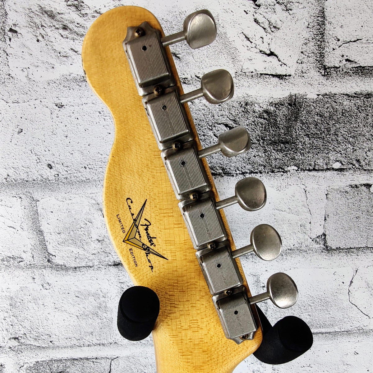 fender Custom Shop Limited 1965 Telecaster Custom Heavy Relic, Aged Firemist Silver Over 3-Tone Sunburst