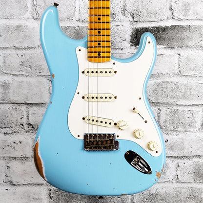 Fender Custom Shop Limited edition '57 Stratocaster Relic, Faded Aged Daphne Blue