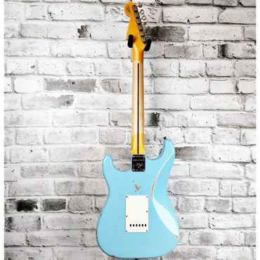 Fender Custom Shop Limited edition '57 Stratocaster Relic, Faded Aged Daphne Blue