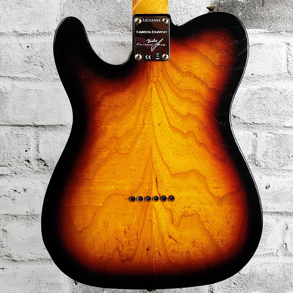 Fender Custom Shop Limited ’70S Telecaster Thinline Journeyman Relic, Bleached 3-Tone Sunburst