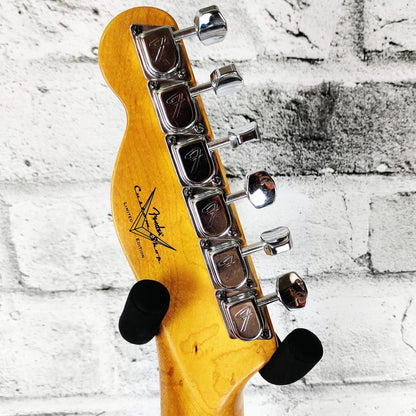 Fender Custom Shop Limited ’70S Telecaster Thinline Journeyman Relic, Bleached 3-Tone Sunburst