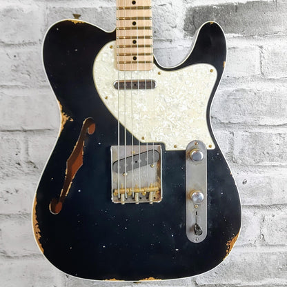 Fender Custom Shop Masterbuilt Apprentice Roasted Pine Nocaster Heavy Relic, Aged Black