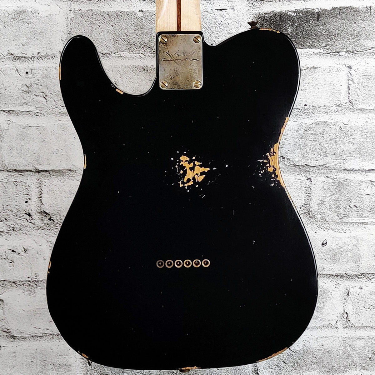 Fender Custom Shop Masterbuilt Apprentice Roasted Pine Nocaster Heavy Relic, Aged Black
