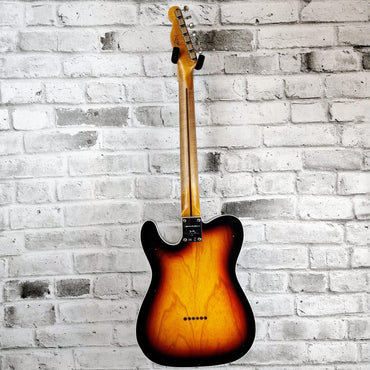 Fender Custom Shop Limited Edition Tomatillo Telecaster Custom Relic, 1-Piece 2A Flame Quartersawn Maple Neck, Bleached 3-Color Sunburst