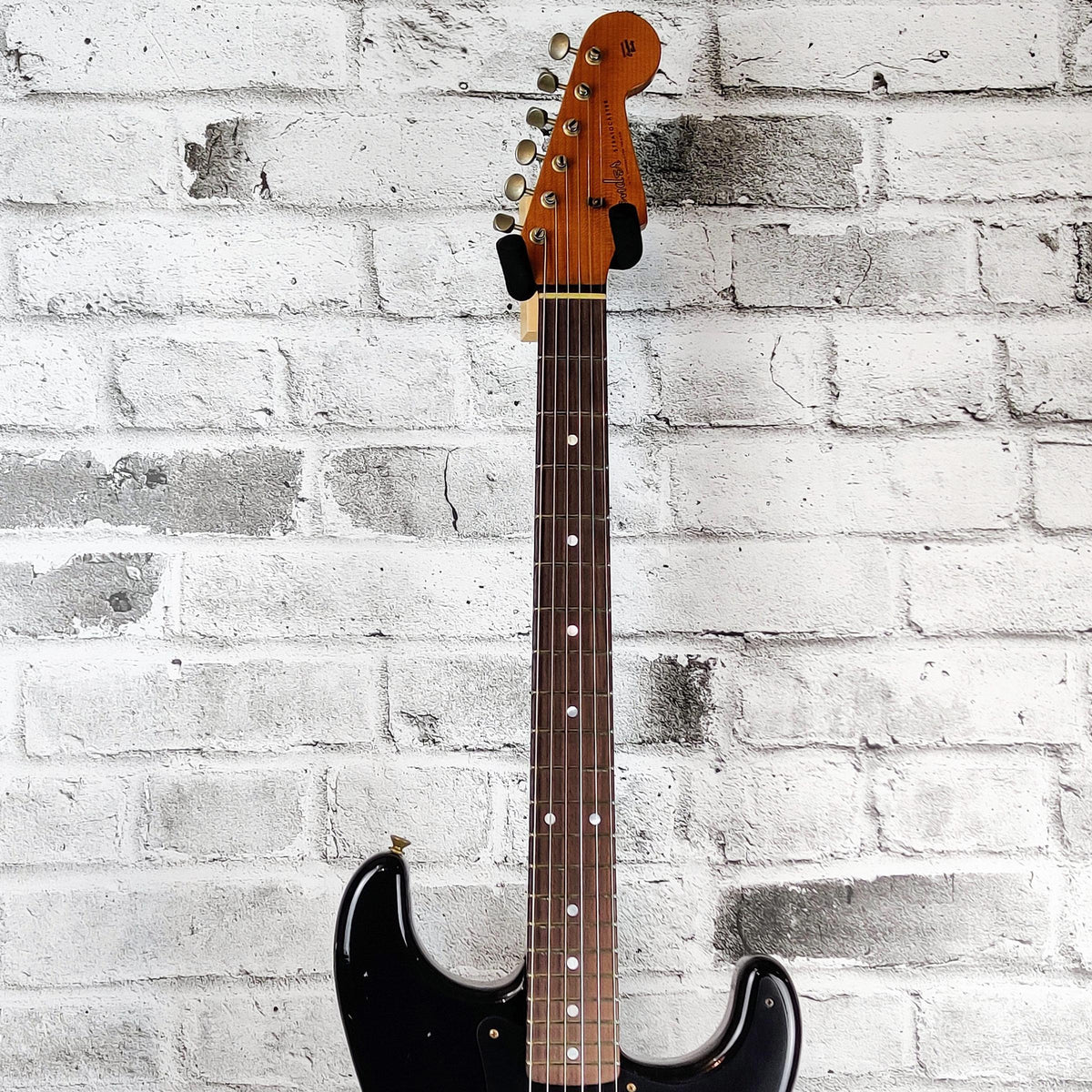 Fender Custom Shop Limited Edition Dual P90 Strat Journeyman Relic - Aged Black