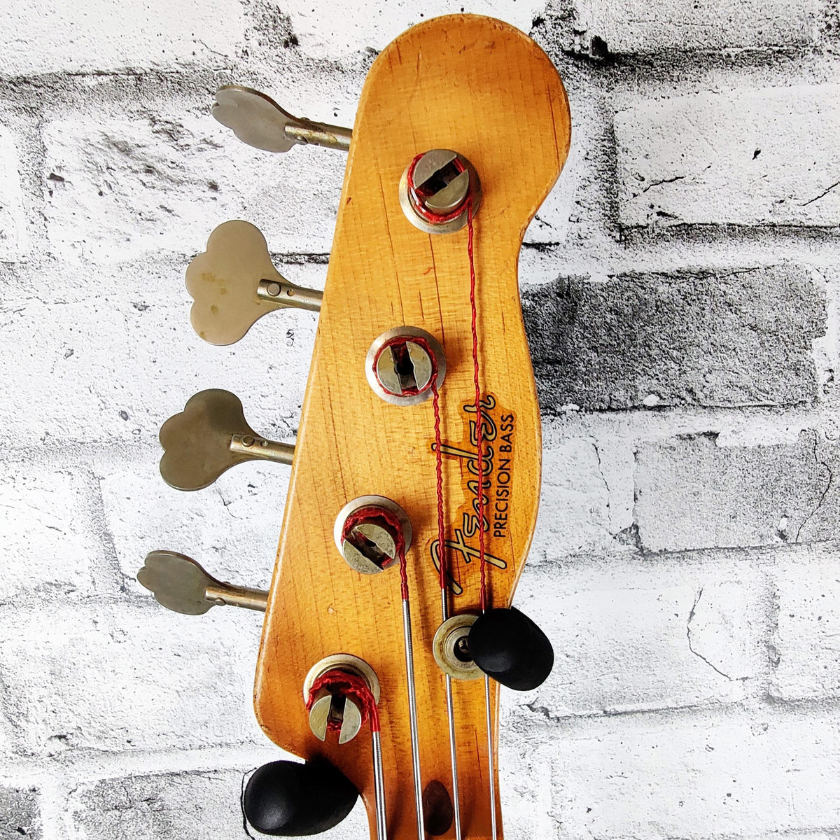Fender Custom Shop Master Built Precision Bass Journeyman Relic, Black Top/Tobacco Back and Sides