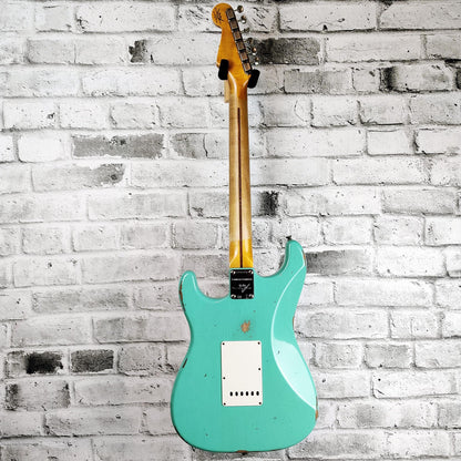 Fender Custom Shop  Limited Edition Fat 50s Strat Relic, 1-Piece Maple Neck, Super Faded Aged Sea Foam Green