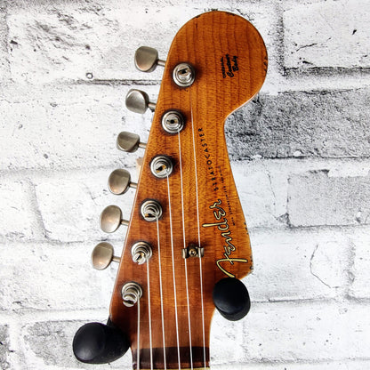 Fender Custom Shop  Limited Edition Roasted '61 Strat Super Heavy Relic, Flat-Lam Rosewood Fingerboard, Aged 3-Color Sunburst