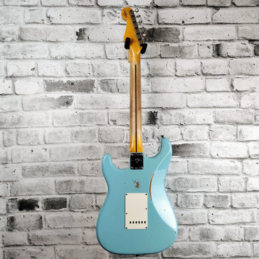 Fender Custom Shop '57 Stratocaster Relic, Faded Aged Daphne Blue