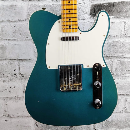 Fender Custom Shop Limited Edition 50s Twisted Tele Custom Journeyman Relic, 1-Piece 2A Flame Maple Neck, Aged Ocean Turquoise