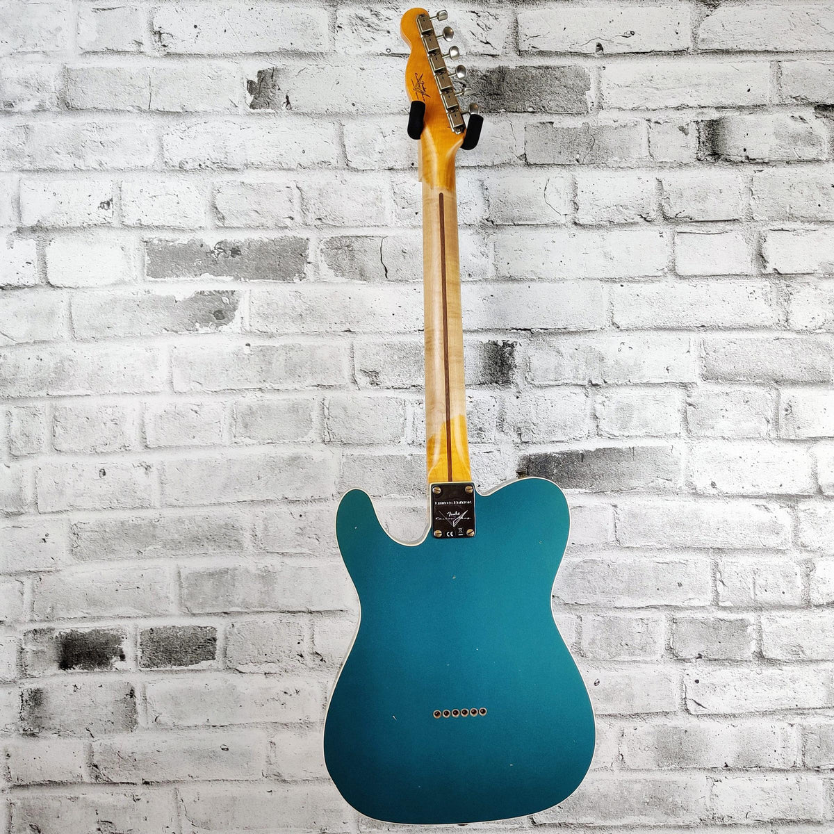 Fender Custom Shop Limited Edition 50s Twisted Tele Custom Journeyman Relic, 1-Piece 2A Flame Maple Neck, Aged Ocean Turquoise
