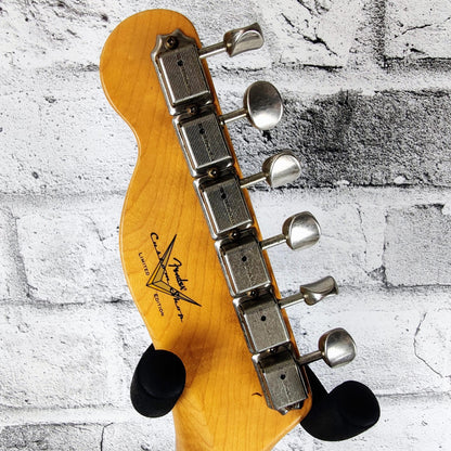 Fender Custom Shop Limited Edition 50s Twisted Tele Custom Journeyman Relic, 1-Piece 2A Flame Maple Neck, Aged Ocean Turquoise