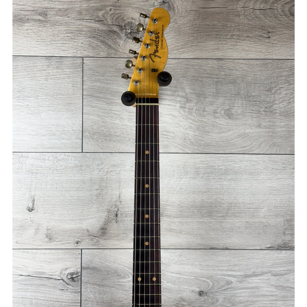 FENDER Custom Shop 1960 Telecaster Custom Heavy Relic, 3A Rosewood Fingerboard, Super Faded Aged Chocolate 3-Color Sunburst
