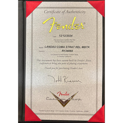FENDER Custom Shop Limited Edition Masterbuilt Michael Landau "Coma" Stratocaster Relic, Coma Red