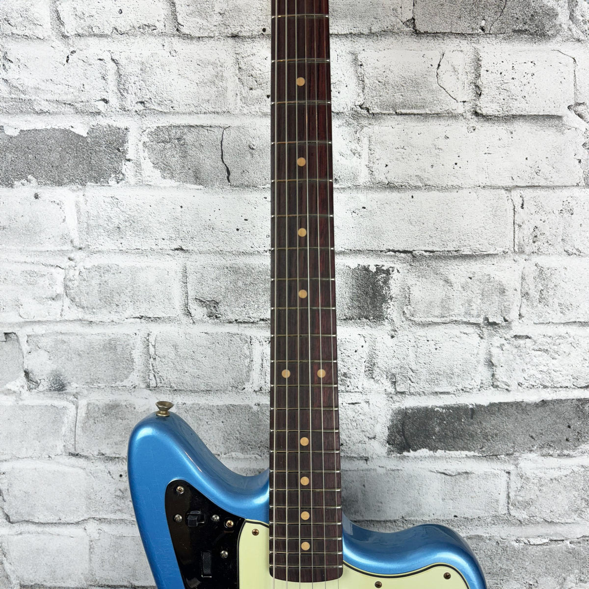 FENDER Custom Shop 1964 Jaguar Journeyman Relic, 3A Rosewood Fingerboard, Faded Aged Lake Placid Blue