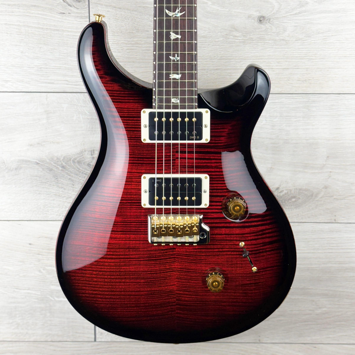 PRS Custom 24 - 10 Top, Fire Smokeburst