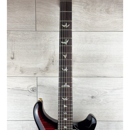 PRS Custom 24 - 10 Top, Fire Smokeburst
