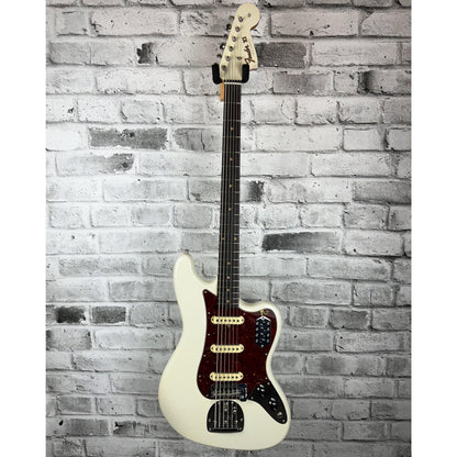 FENDER Custom Shop Bass VI DLX Closet Classic, 3A Rosewood Fingerboard, Aged Olympic White