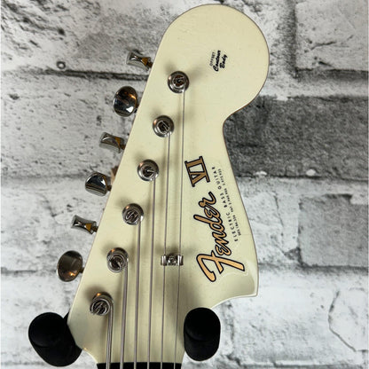 FENDER Custom Shop Bass VI DLX Closet Classic, 3A Rosewood Fingerboard, Aged Olympic White