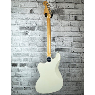 FENDER Custom Shop Bass VI DLX Closet Classic, 3A Rosewood Fingerboard, Aged Olympic White