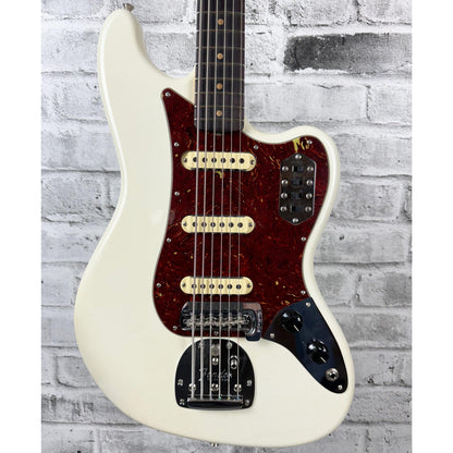 FENDER Custom Shop Bass VI DLX Closet Classic, 3A Rosewood Fingerboard, Aged Olympic White