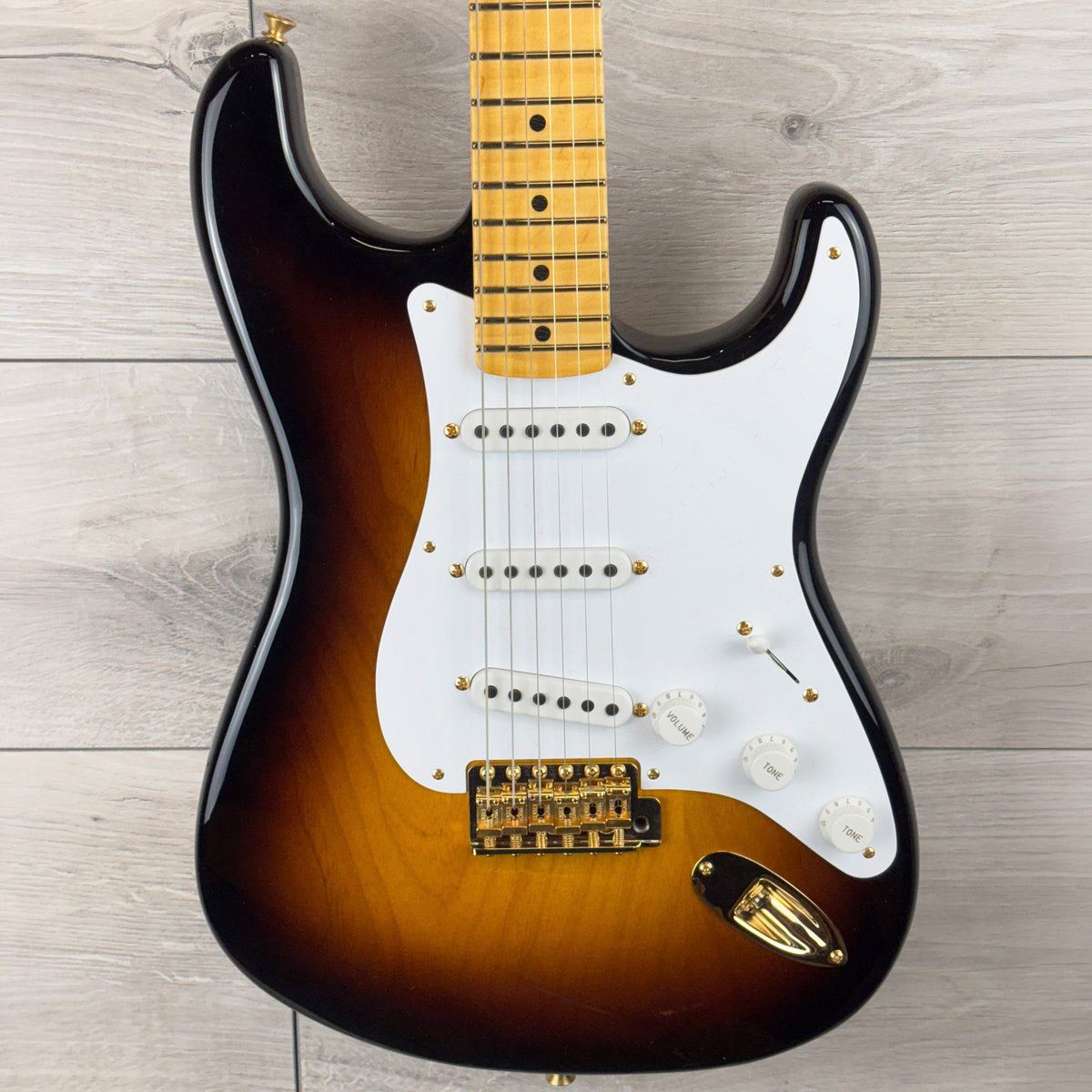 Fender Custom Shop Limited Edition Masterbuilt Austin MacNutt 70th Anniversary 1954 Stratocaster Deluxe Closet Classic, Wide Fade 2-Color Sunburst