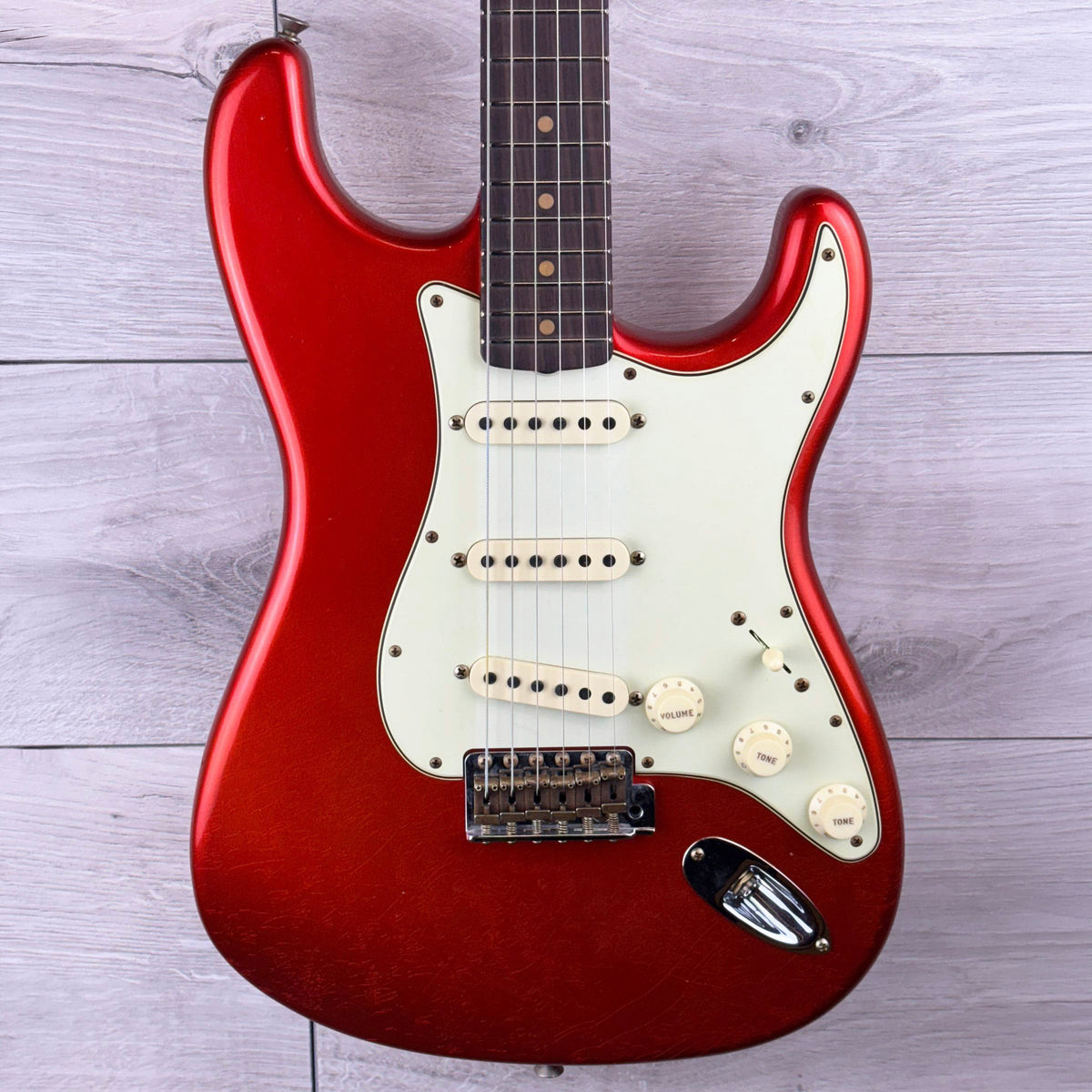 FENDER Custom Shop LTD 64 L-SERIES Stratocaster Journeyman, Aged Candy Tangerine