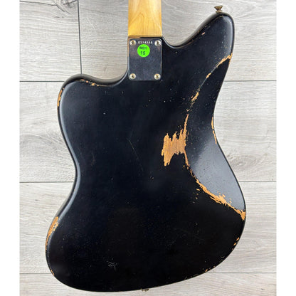 FENDER Custom Shop Master Built David Brown W25 65 Jazzmaster Relic, Black RW
