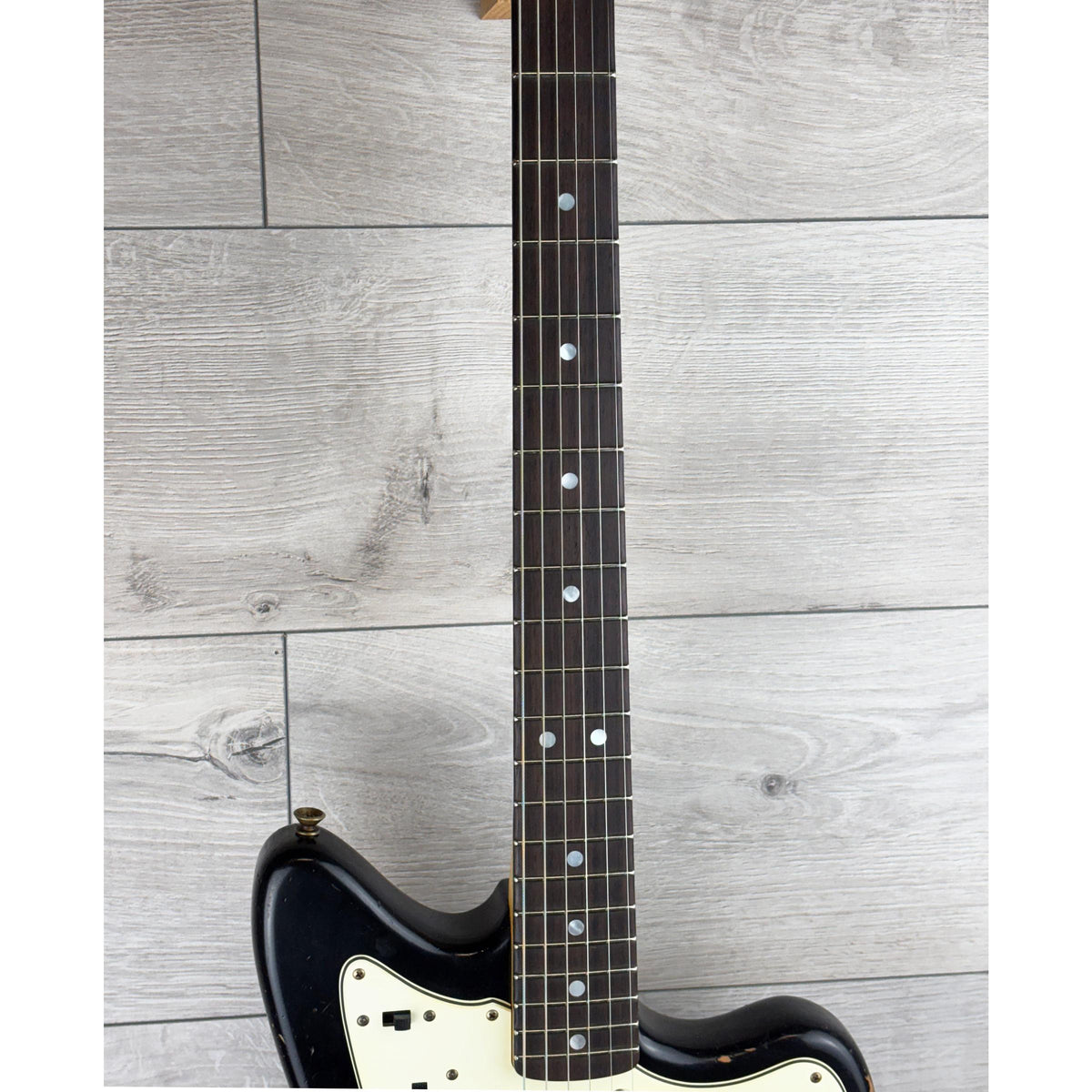 FENDER Custom Shop Master Built David Brown W25 65 Jazzmaster Relic, Black RW
