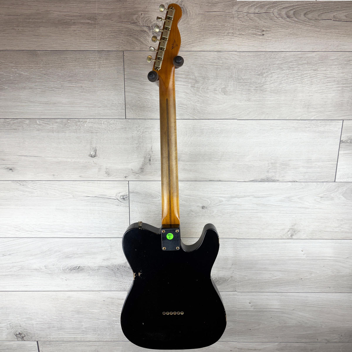 Fender Custom Shop Masterbuilt Todd Krause W25 52 Telecaster Relic Black Left Hand Maple Neck, Black