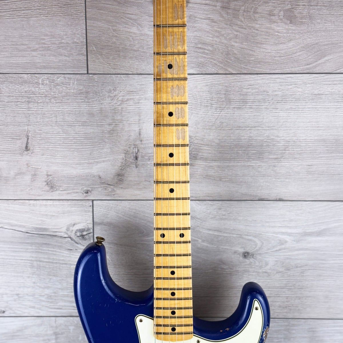 FENDER Custom Shop Master Built David Brown 58 Strat Relic Maple Neck, Flag Blue