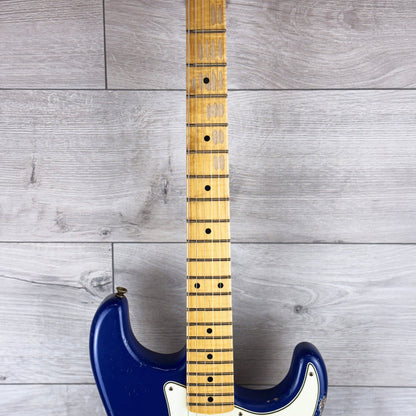FENDER Custom Shop Master Built David Brown 58 Strat Relic Maple Neck, Flag Blue
