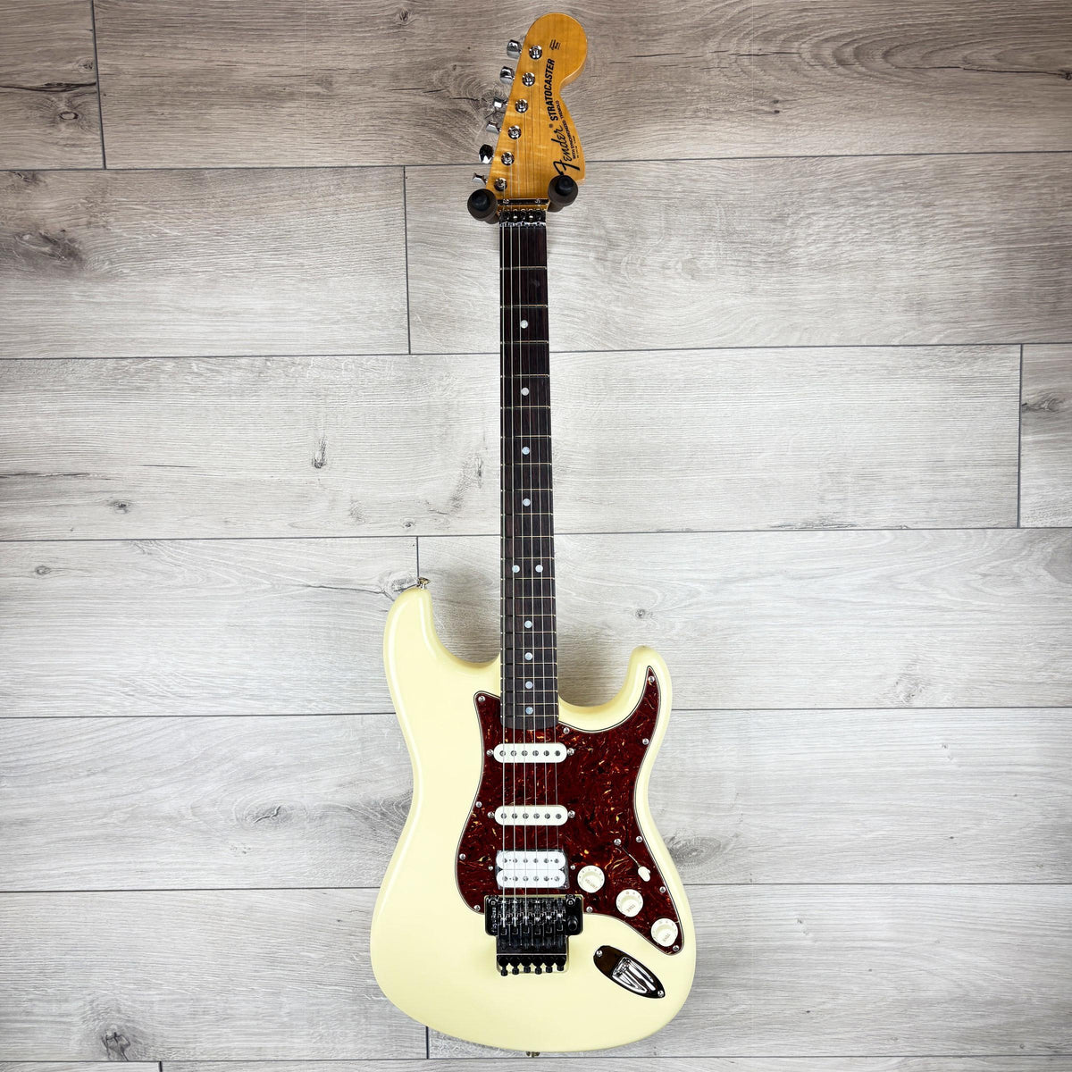FENDER Custom Shop 69 Stratocaster NOS Rosewood, Floyd Rose HSS, Aged Vintage White