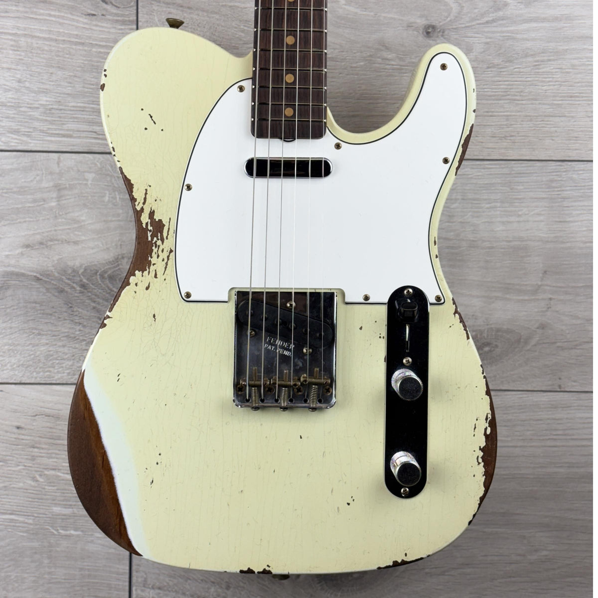 FENDER Custom Shop B5 61 Telecaster Heavy Relic -Faded Aged Tomatillo Green