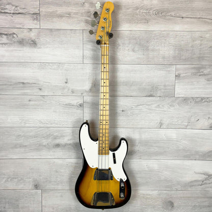 FENDER Custom Shop 1954 Precision Bass Journeyman Relic, 1-Piece Quartersawn Maple Neck Fingerboard, Aged 2-Color Sunburst
