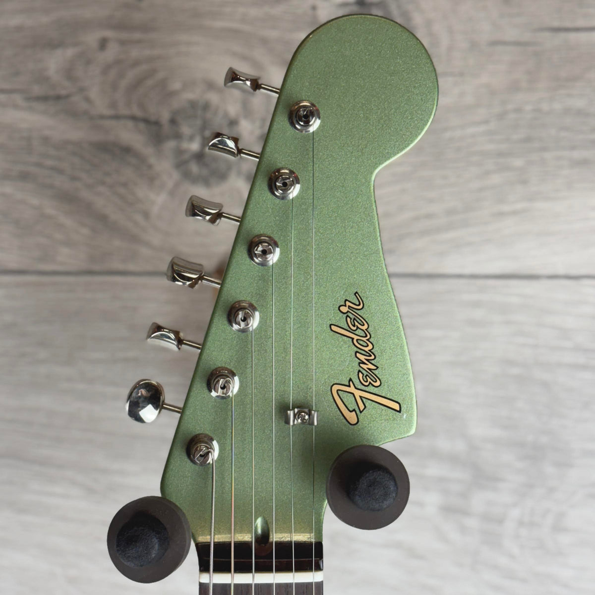 Fender Custom Shop Master Built Kyle McMillin Offset Stratocaster Deluxe Closet Classic, Sage Green Metallic