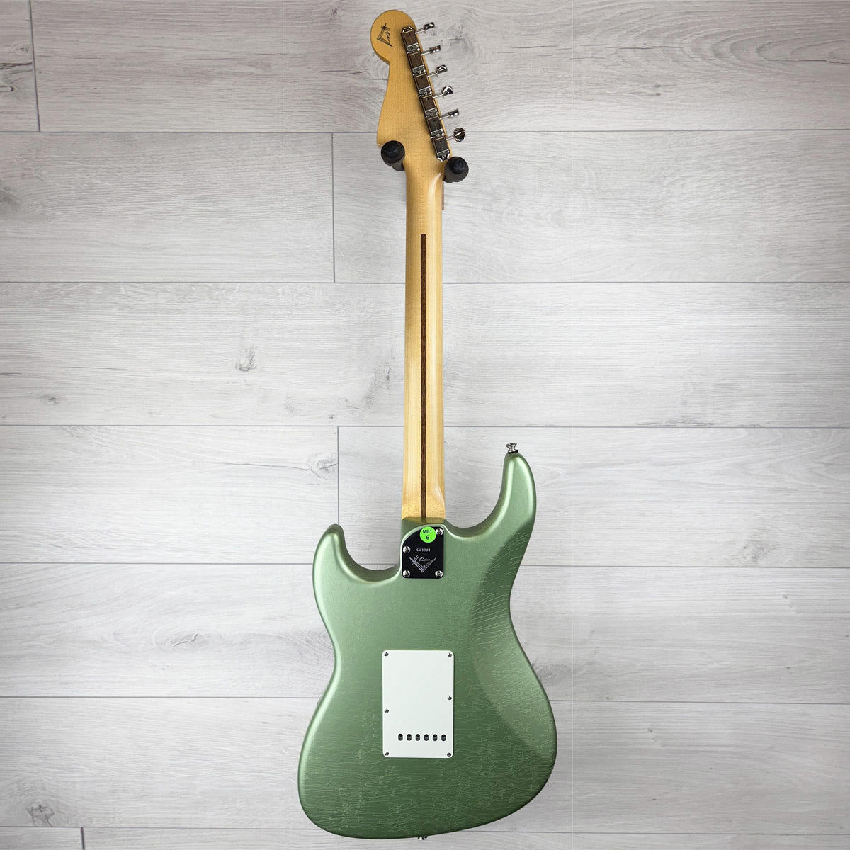 Fender Custom Shop Master Built Kyle McMillin Offset Stratocaster Deluxe Closet Classic, Sage Green Metallic