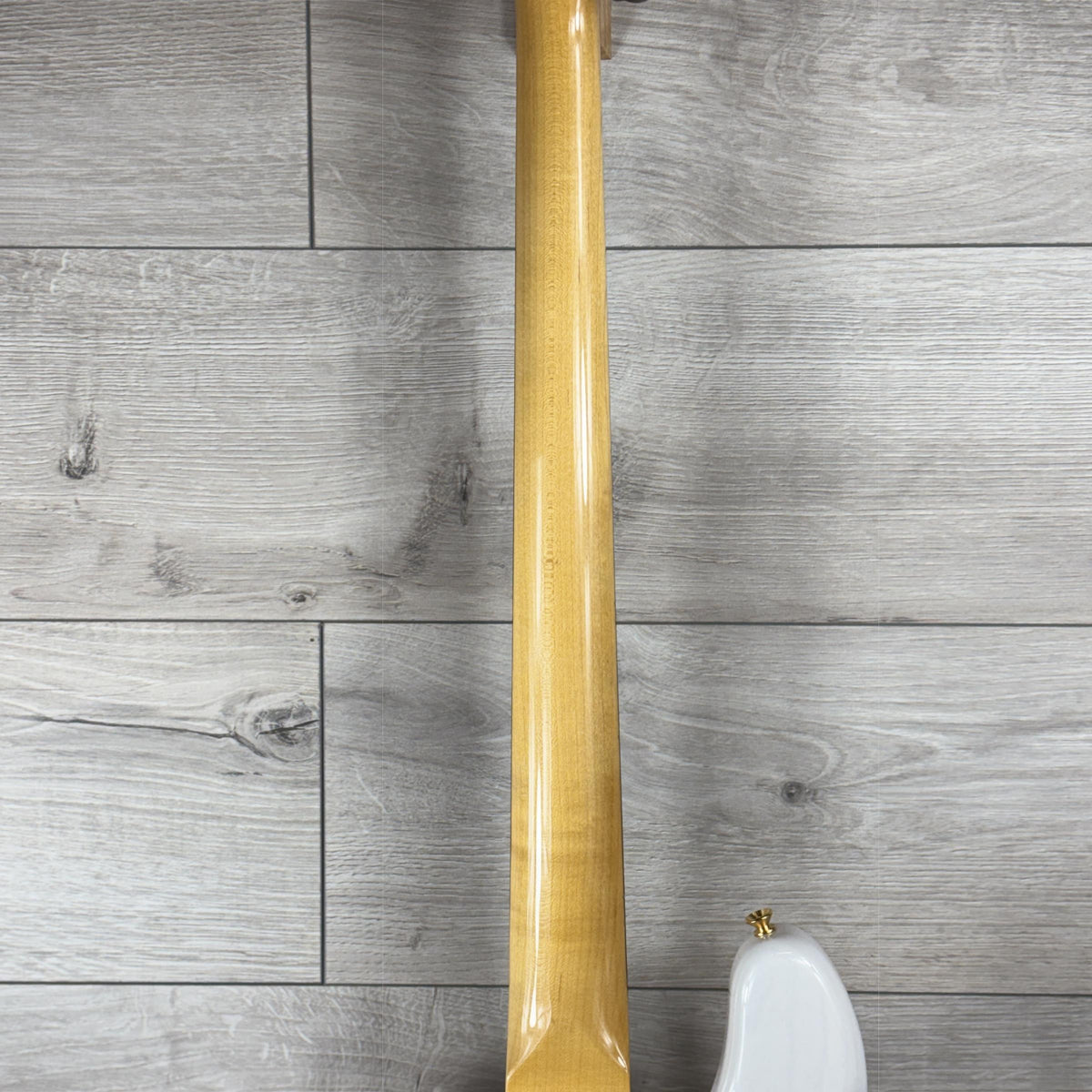 FENDER Custom Shop B5 American Custom Jazz Bass EBY NOS, White Blonde