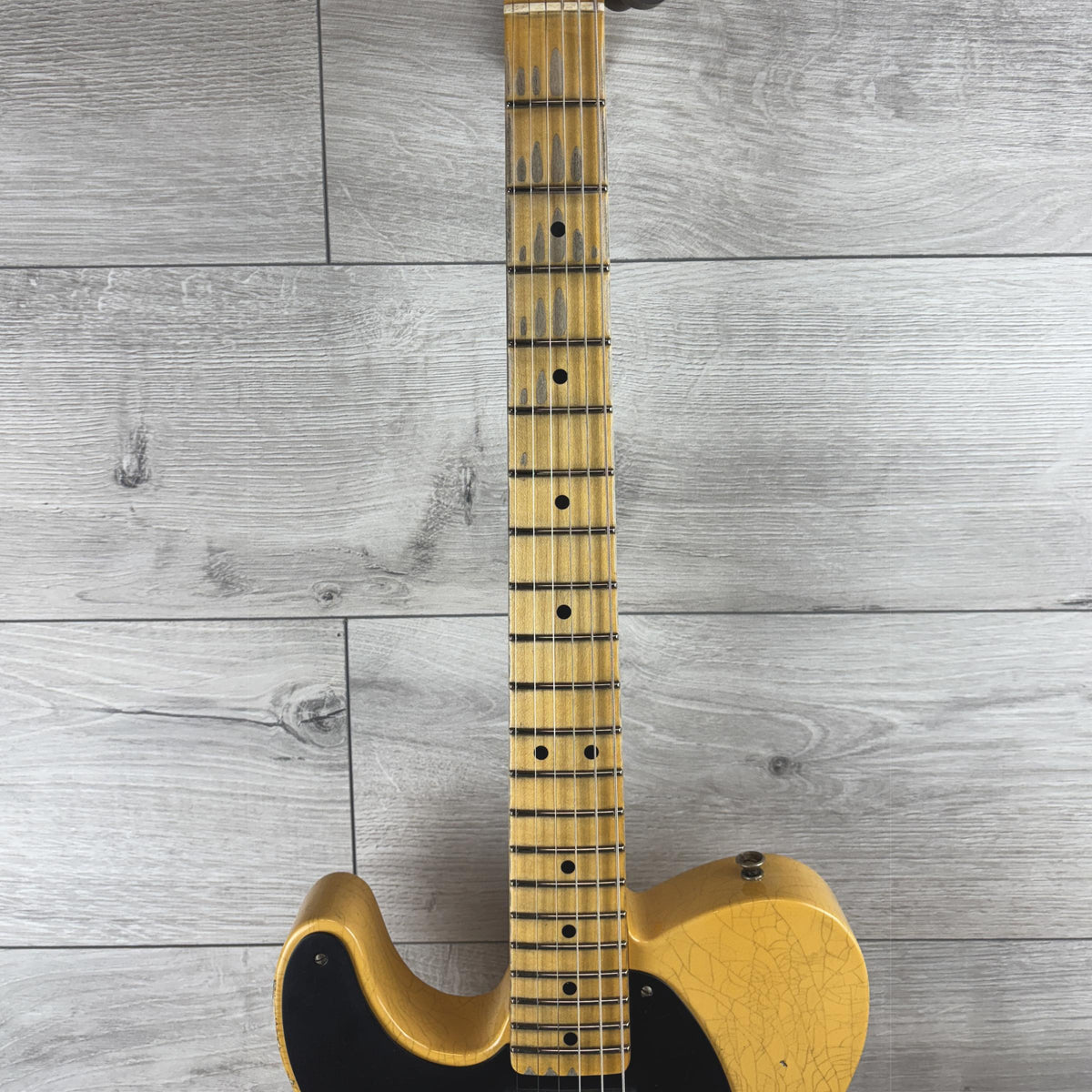 FENDER Custom Shop 52 Telecaster Left Hand Relic - Aged Nocaster Blonde